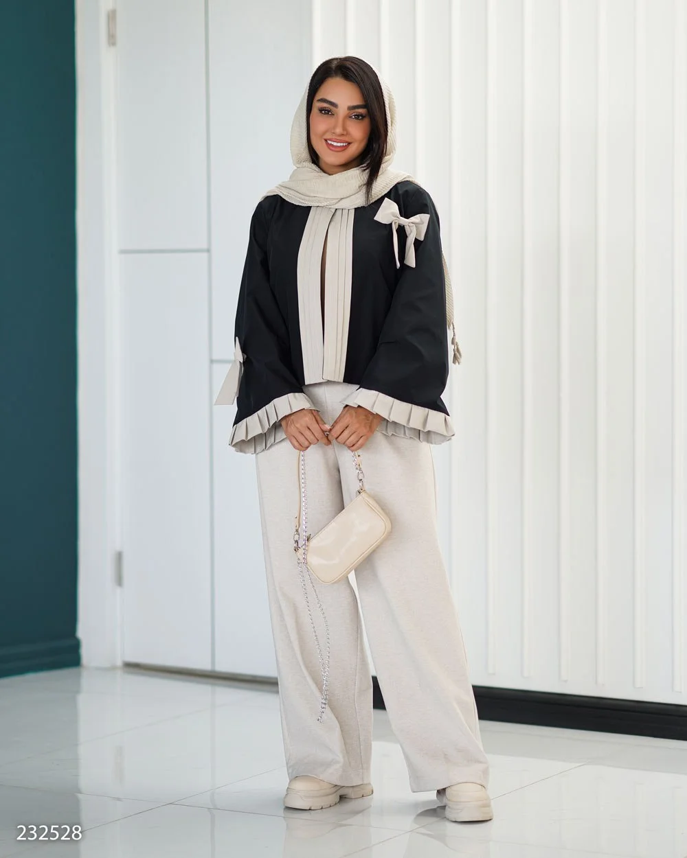 کراپ کت بارانی مدل آسرین - Image 2