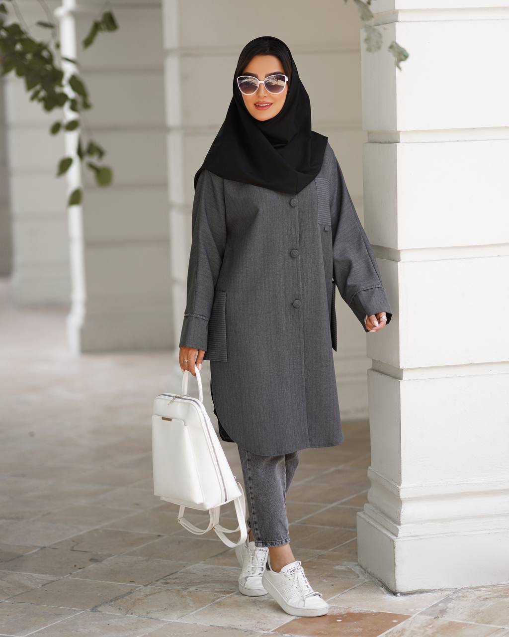 مانتو دانشجویی اداری زنانه کد 107