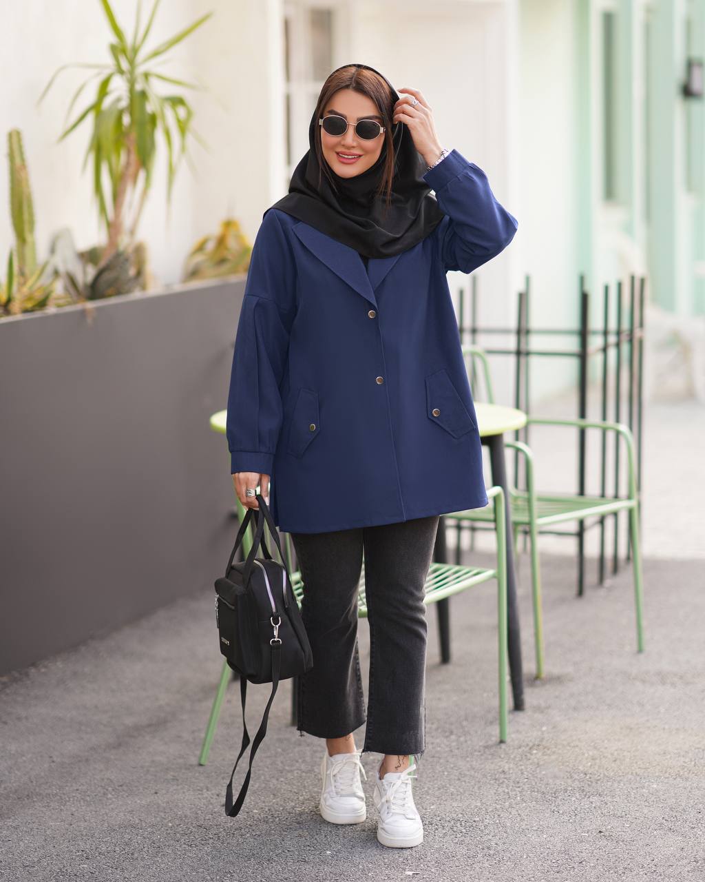 مانتو کوتاه دانشجویی زنانه کد 108