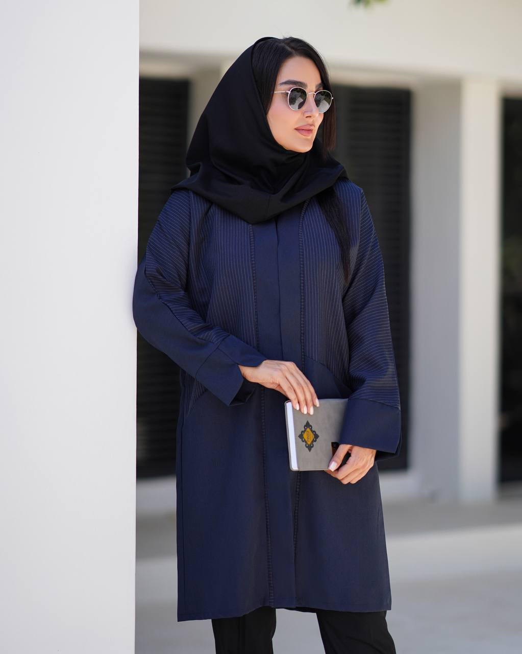 مانتو زنانه ترکیبی قزن دار مدل تلما کد ۱۵۷