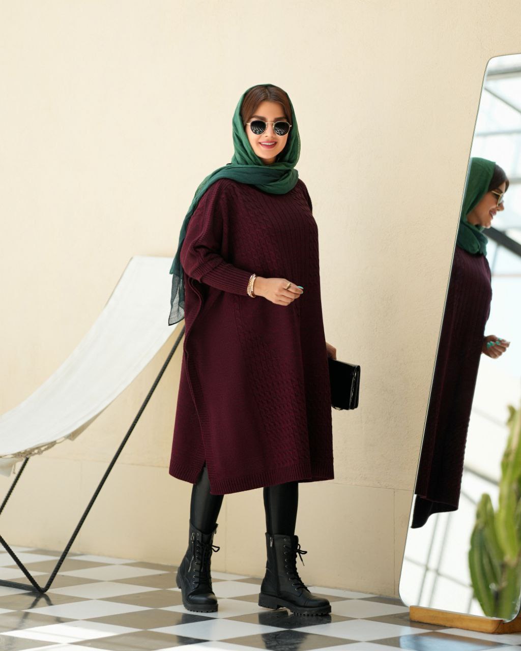 پانچ بافت جلو بسته زنانه کد 309