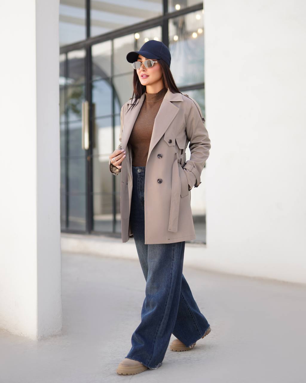 بارونی کتان زنانه مدل درنا کد 1255