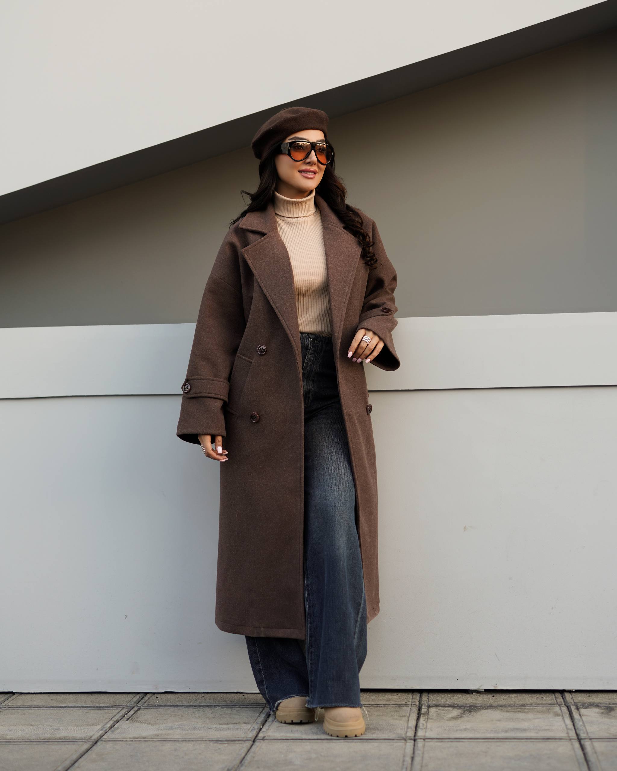 پالتو زنانه شیک مدل آزاده کد 1415