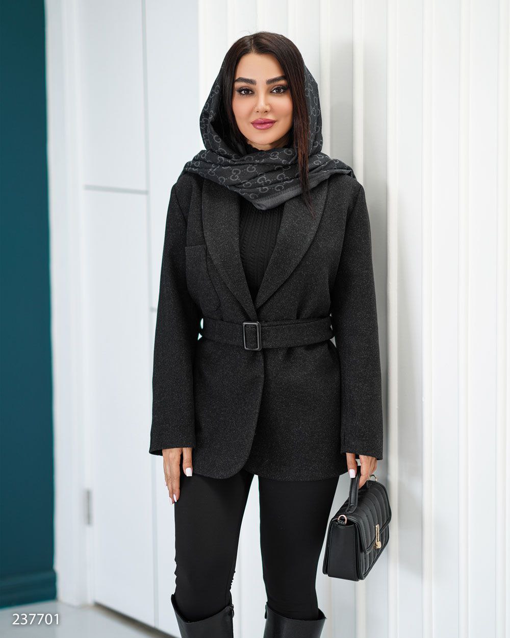 پالتو زنانه فوتر مدل نیلفام کد 2377