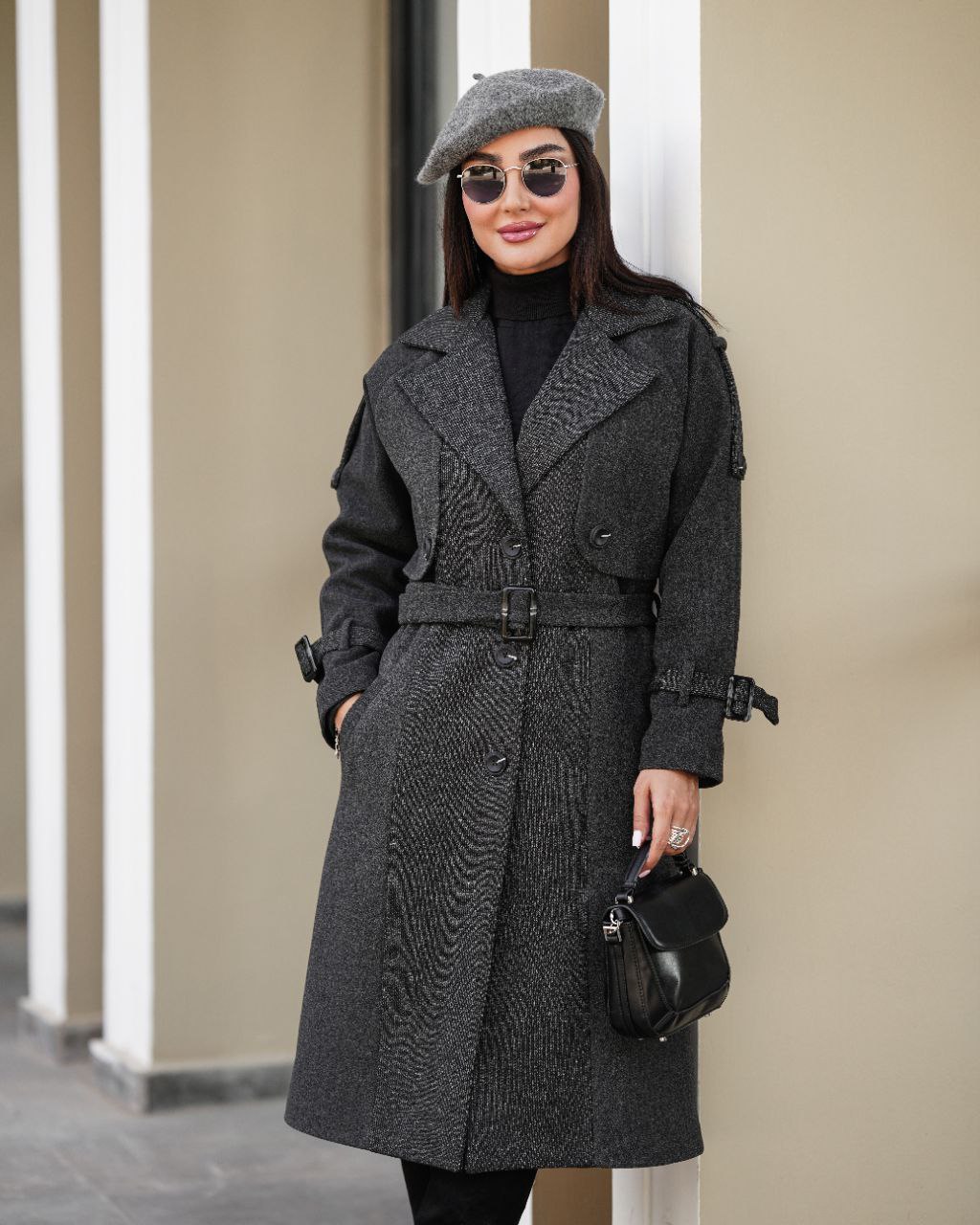 پالتو بلند زنانه فوتر مدل آلند کد 1310