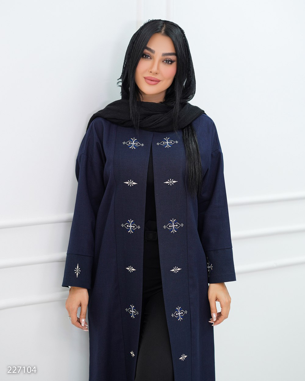 مانتو زنانه لینن مدل جمانه کد 2271