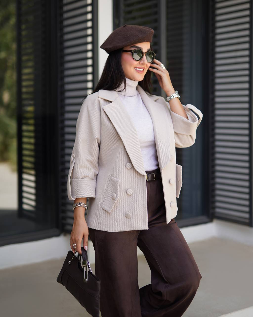 کت زنانه فوتر جناقی مدل باران کد 1249