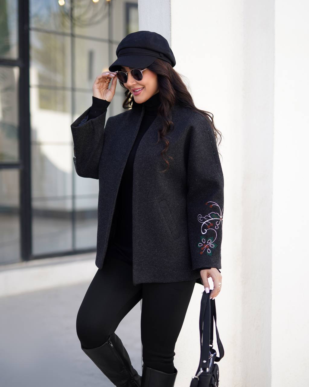 کت زنانه فوتر گلدوزی کد 6035