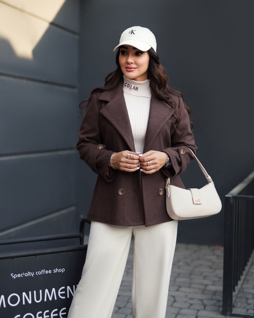 کت زنانه آستر دار مدل سلن کد 136