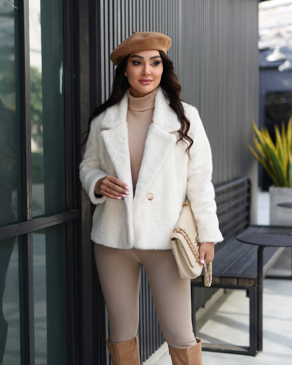 کت زنانه آستر دار کد 6033