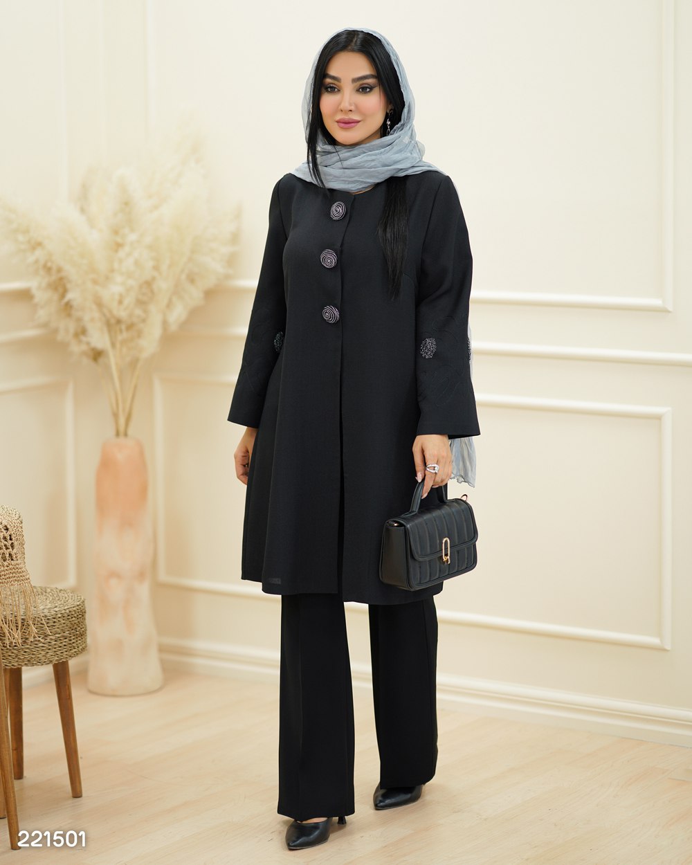 مانتو زنانه شانتون مدل والریا کد 2215