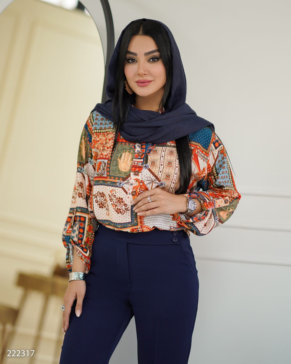 شومیز زنانه مدل راهین کد 2223