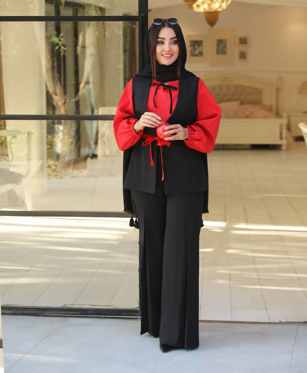 سه تیکه (یلدایی) زنانه مدل نیلوفر کد 145