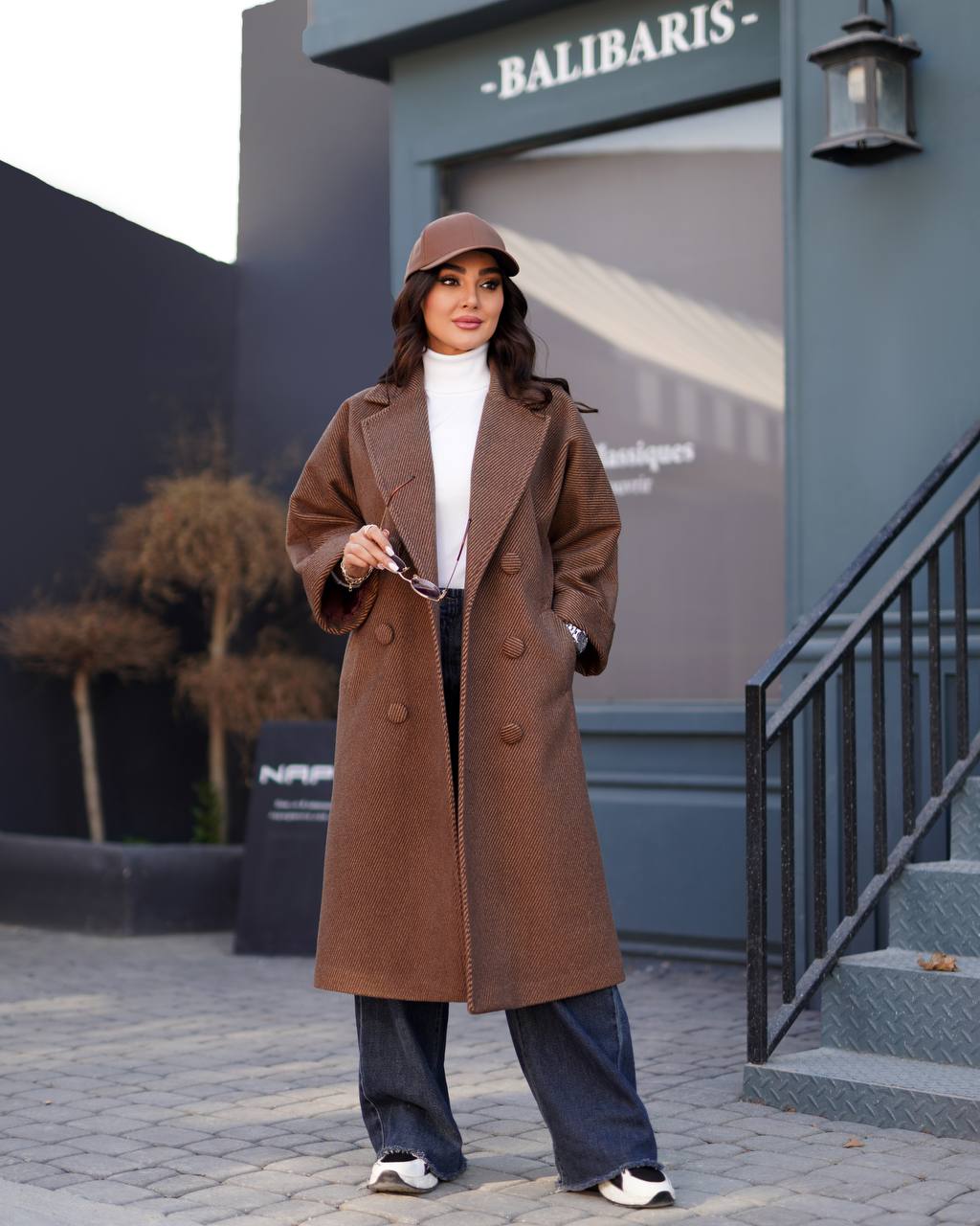 پالتو زنانه فوتر جناقی کد 1258