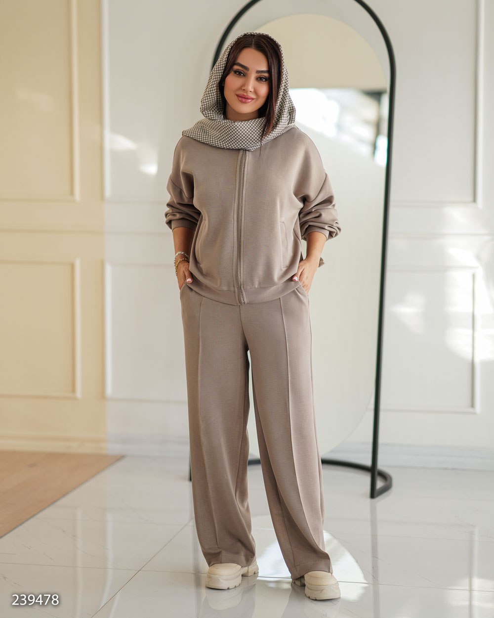 سویشرت شلوار زنانه مدل روهان کد 2394