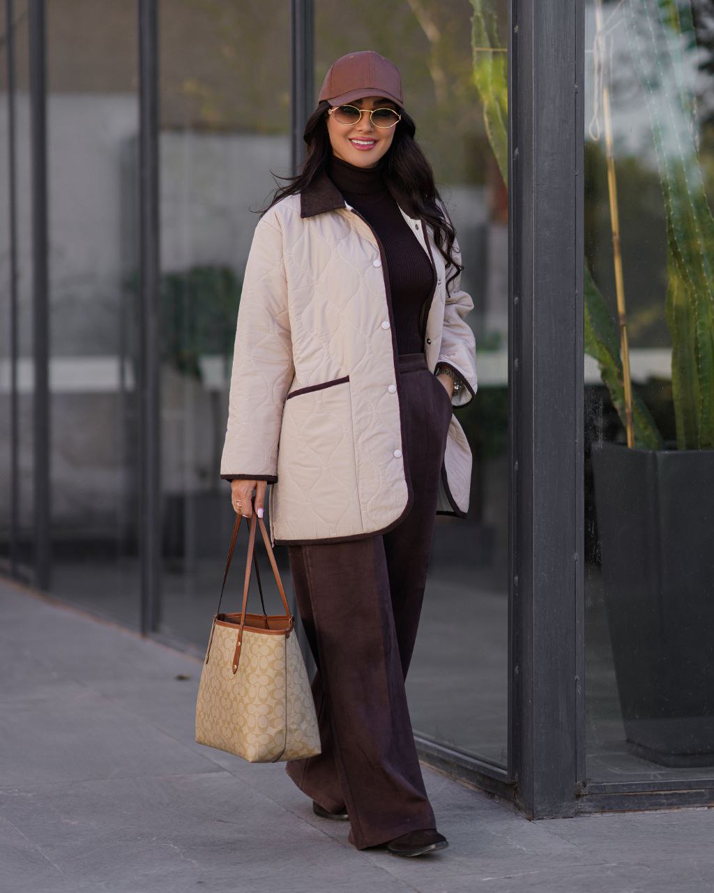 کاپشن زنانه آور مدل آلما کد 149