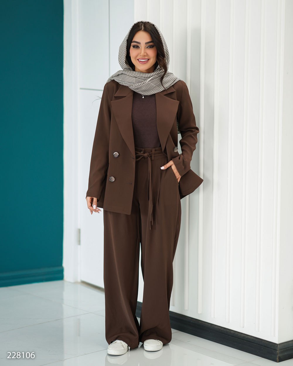 کت شلوار زنانه مدل رامونا کد 2281