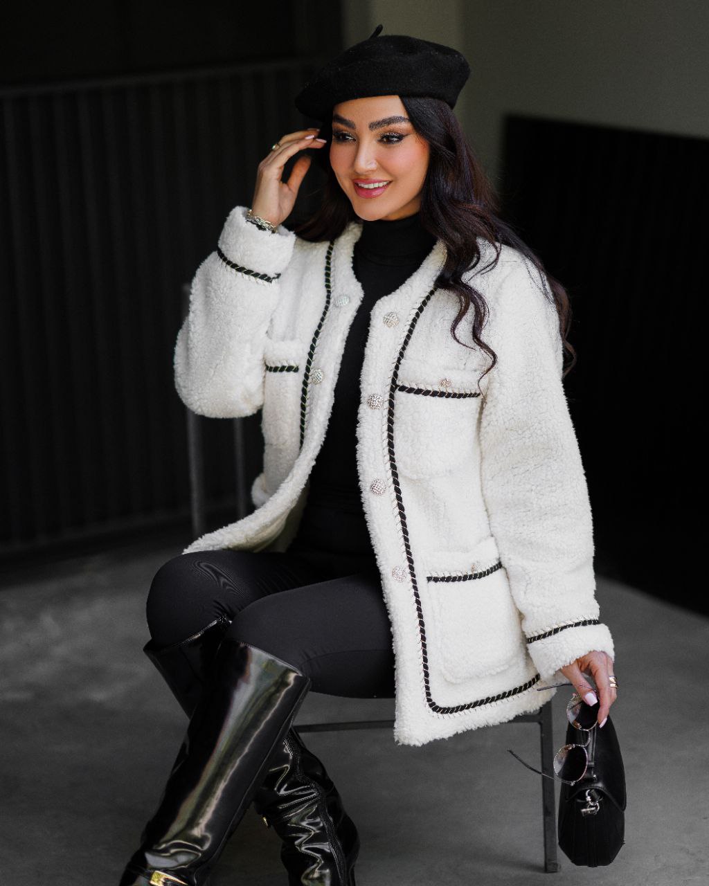 پالتو زنانه مدل آی تک کد 160