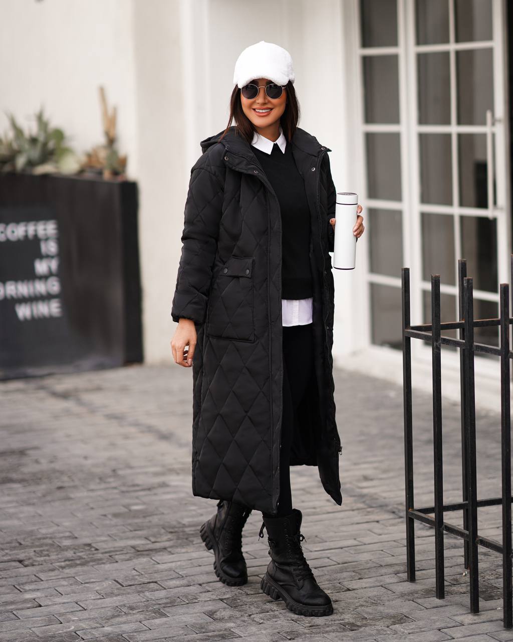 کاپشن کلاهدار زنانه مدل لیوزا کد 163