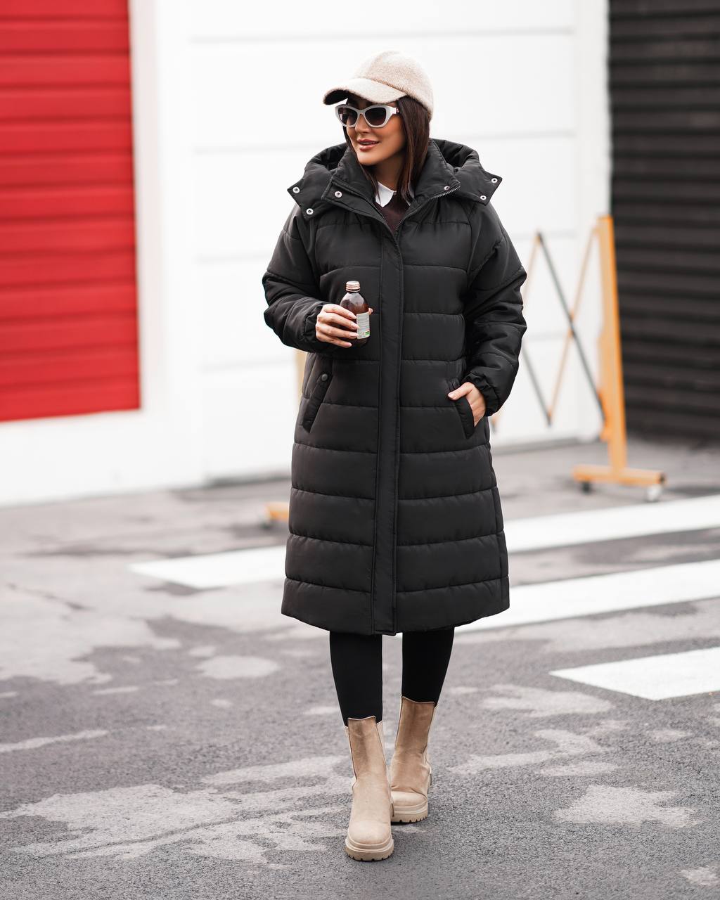 کاپشن کلاهدار زنانه مدل آتریسا کد 166