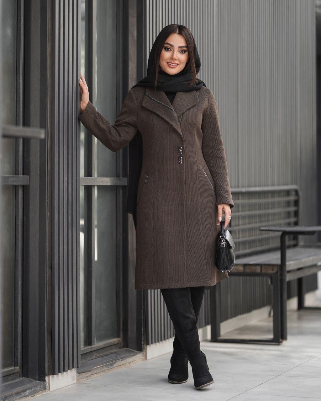 مانتو بافت زنانه مدل آوینا کد 1234