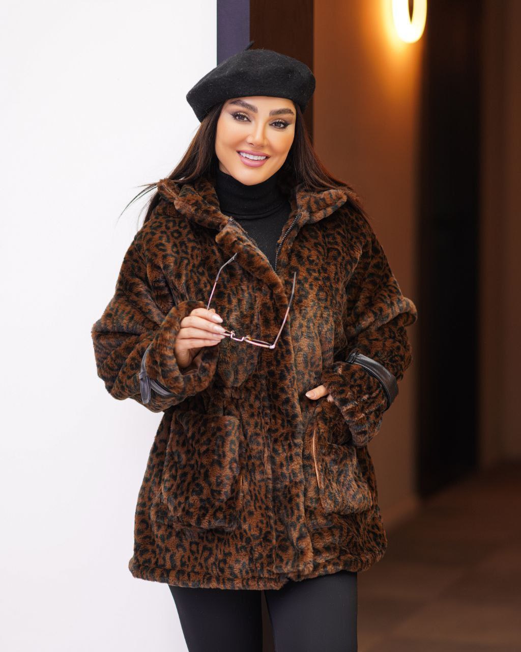 مانتو زنانه پوست کمر گتر کد 893