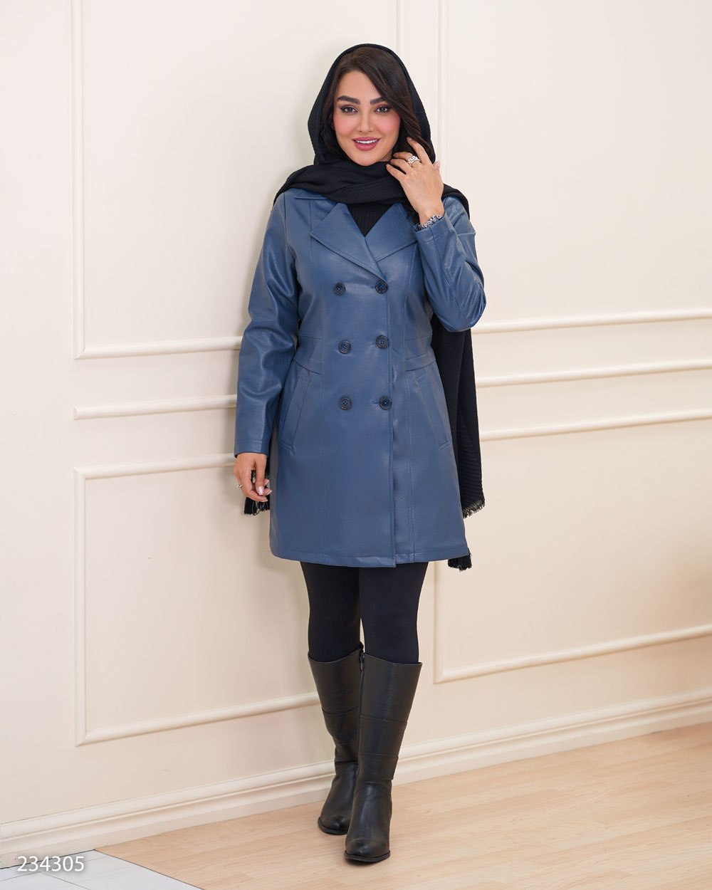 کت چرم زنانه مدل سالیز کد 2343