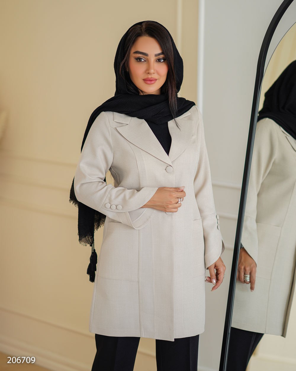 مانتو زنانه مدل سامینا کد 2067