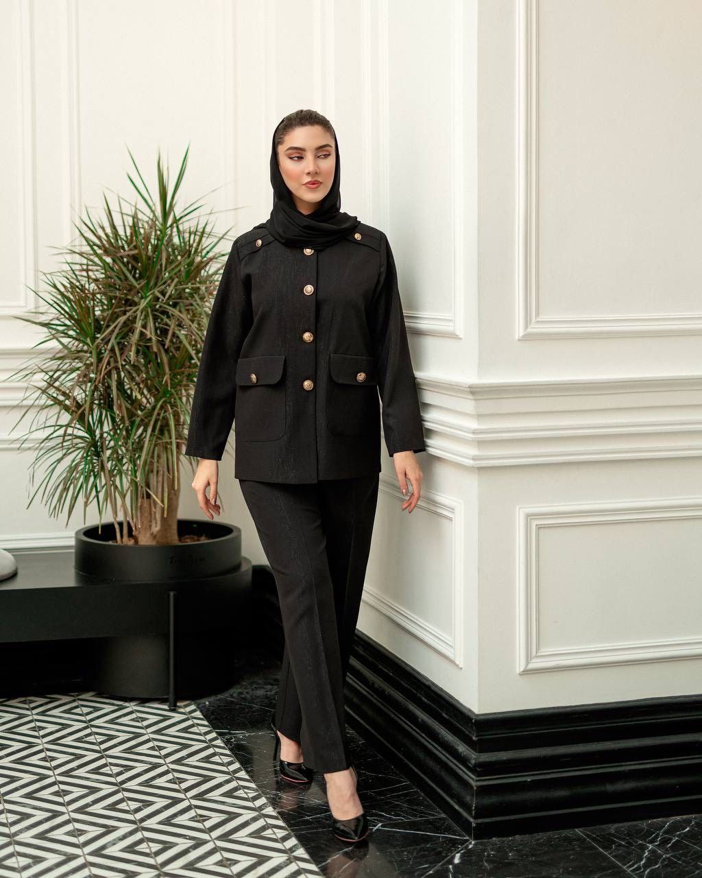 کت شلوار زنانه مازراتی لمه کد 1971