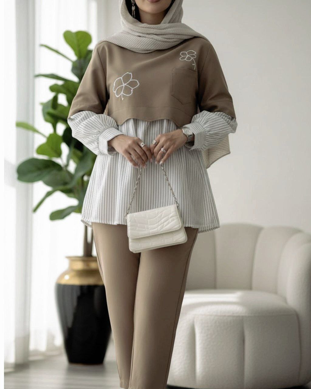 شومیز زنانه مدل ژینا کد 1575