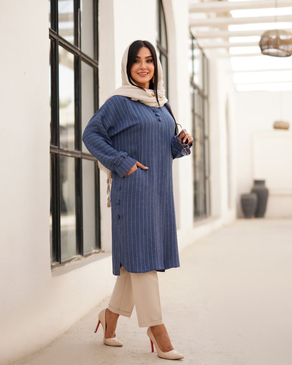 مانتو زنانه مدل لوفر کد 001
