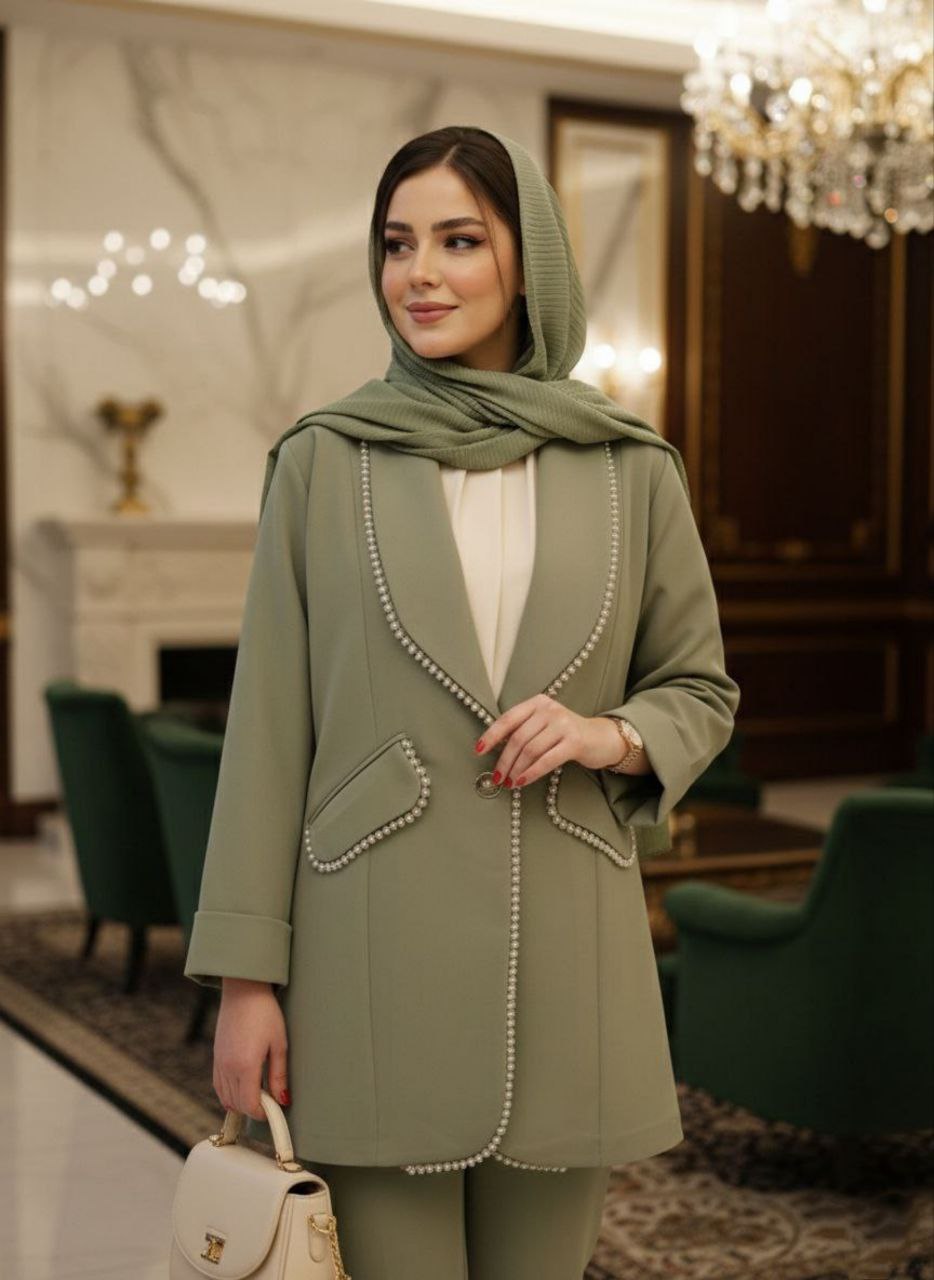 کت مازراتی زنانه مدل آبان کد 2403