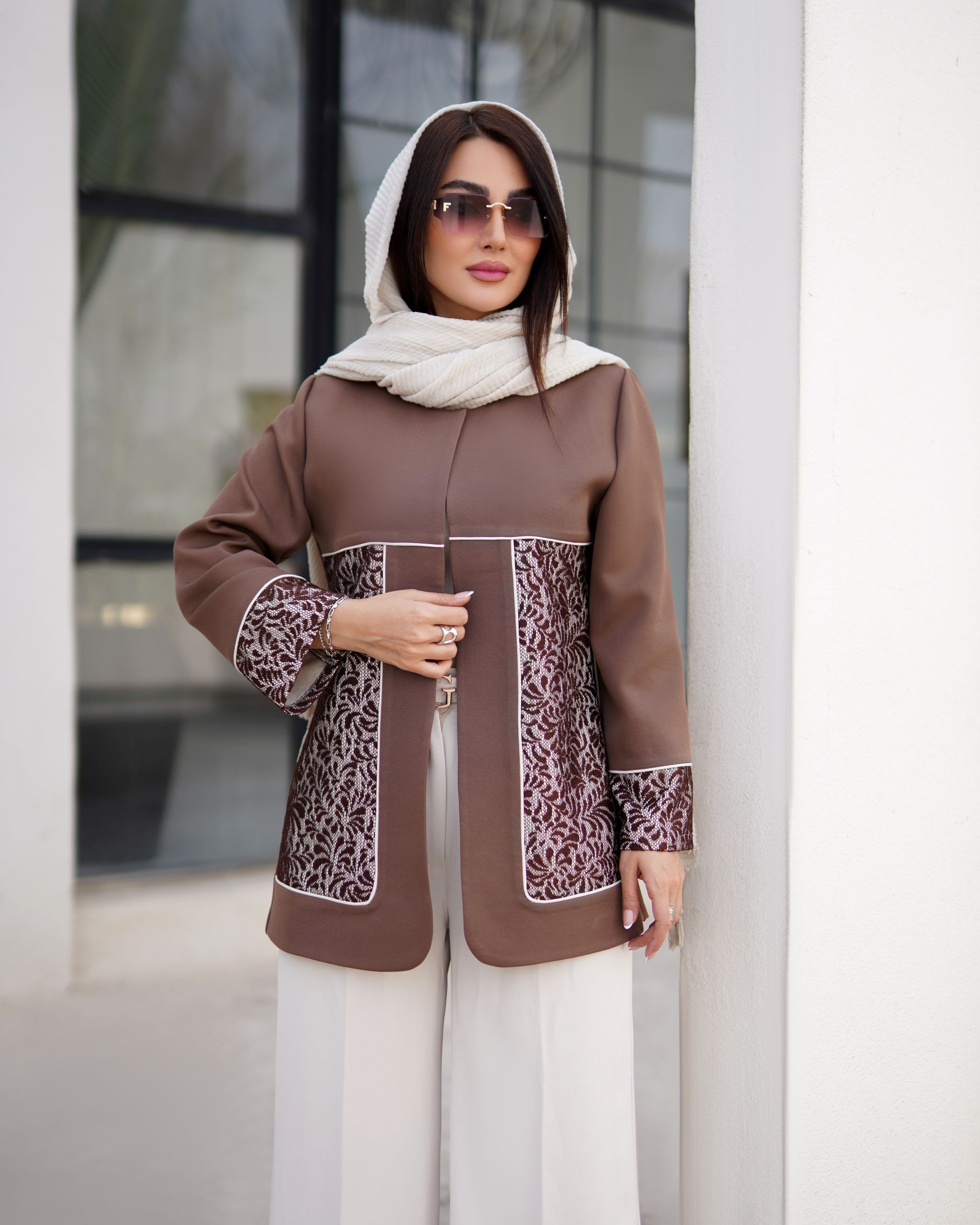 کت یقه گرد مدل طناز کد 810