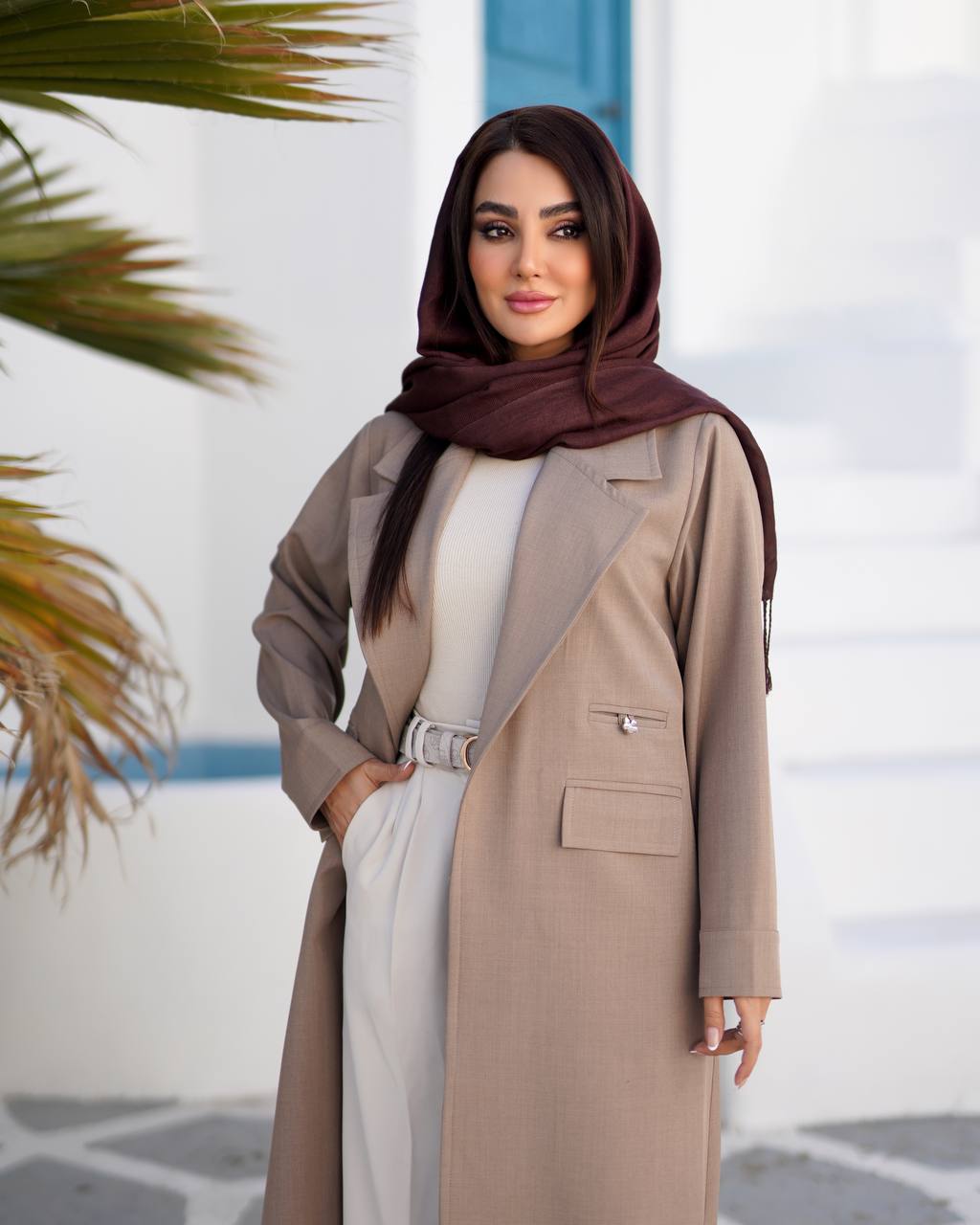 مانتو بلند زنانه مدل گل کد 1270