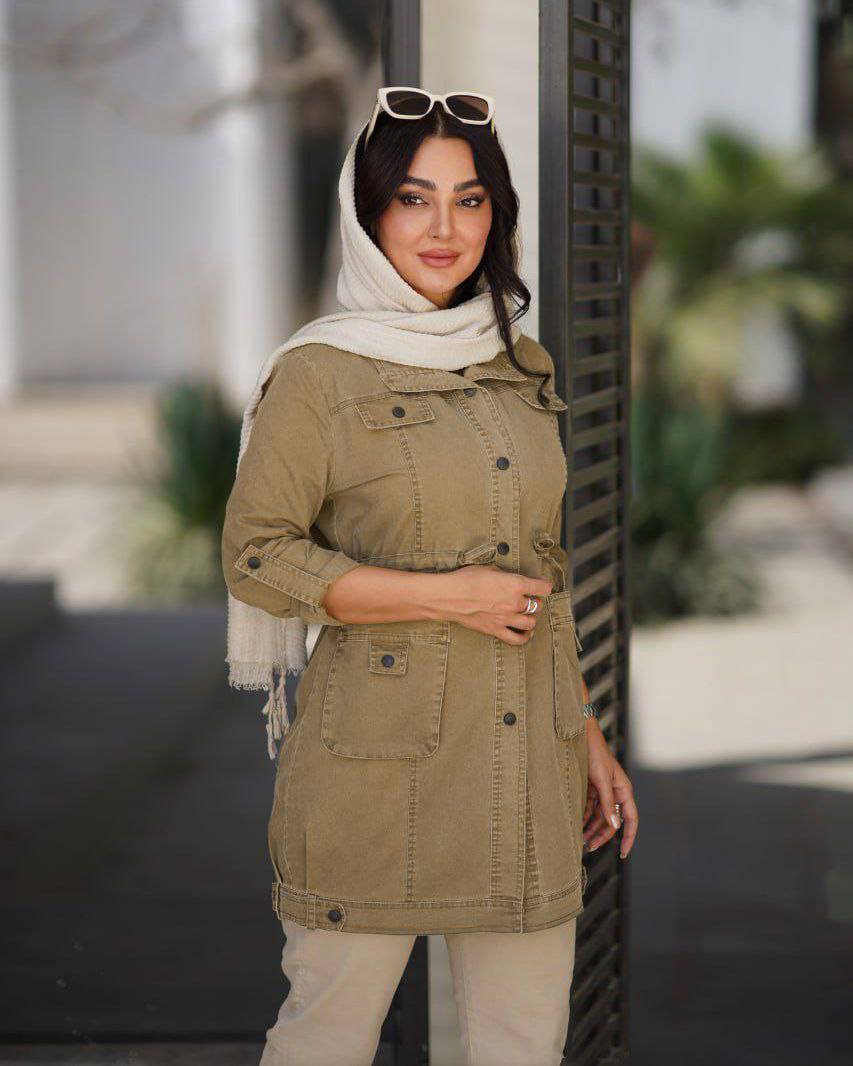 مانتو کتان زنانه مدل آرمیلا کد 753