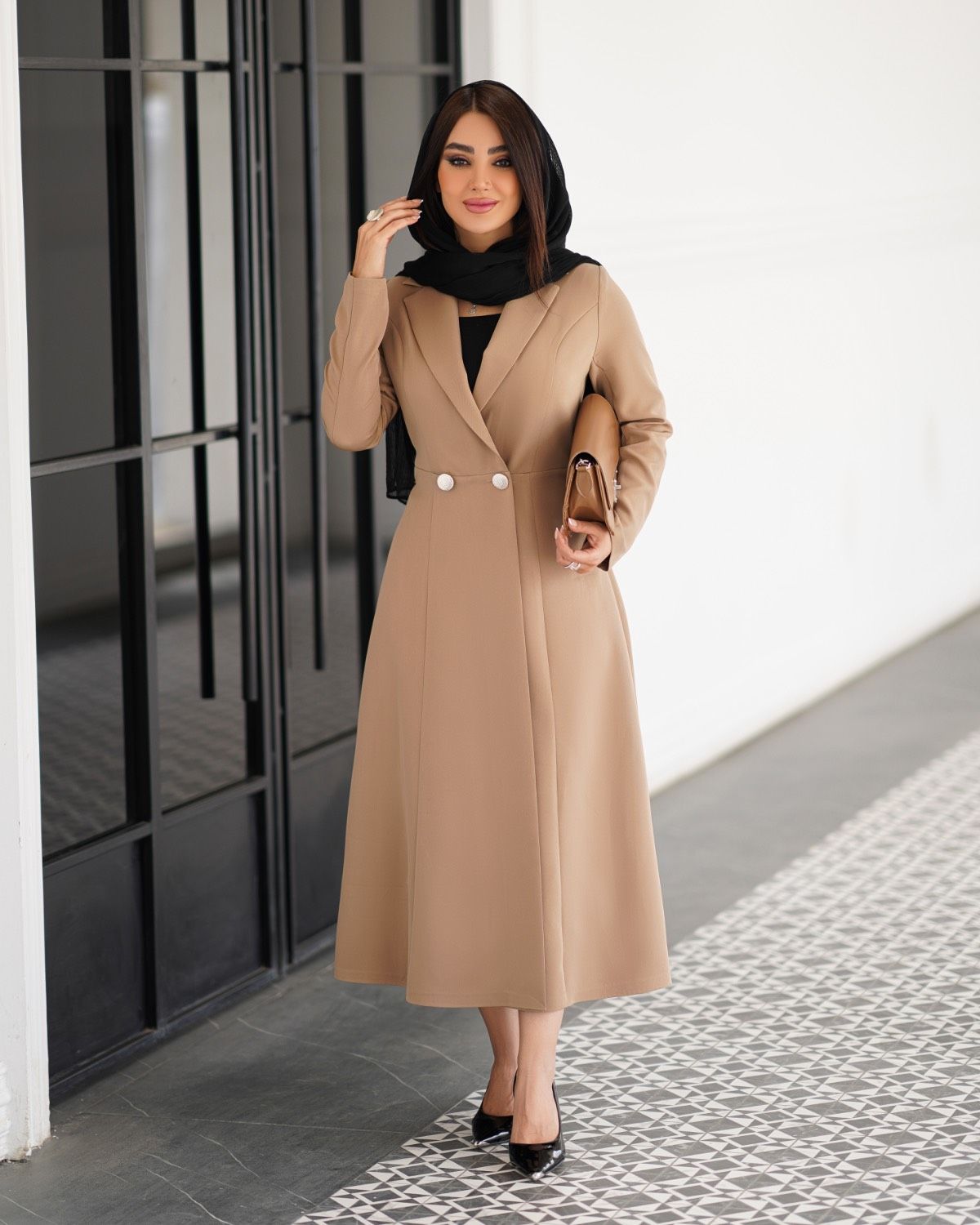 مانتو کلوش زنانه مدل ماهرو کد 170