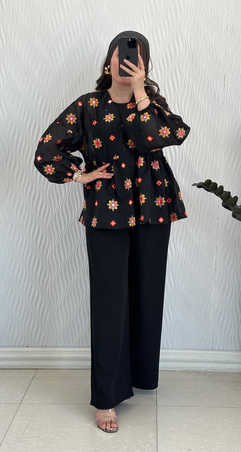 مانتو شیشه ای زنانه کد 3209