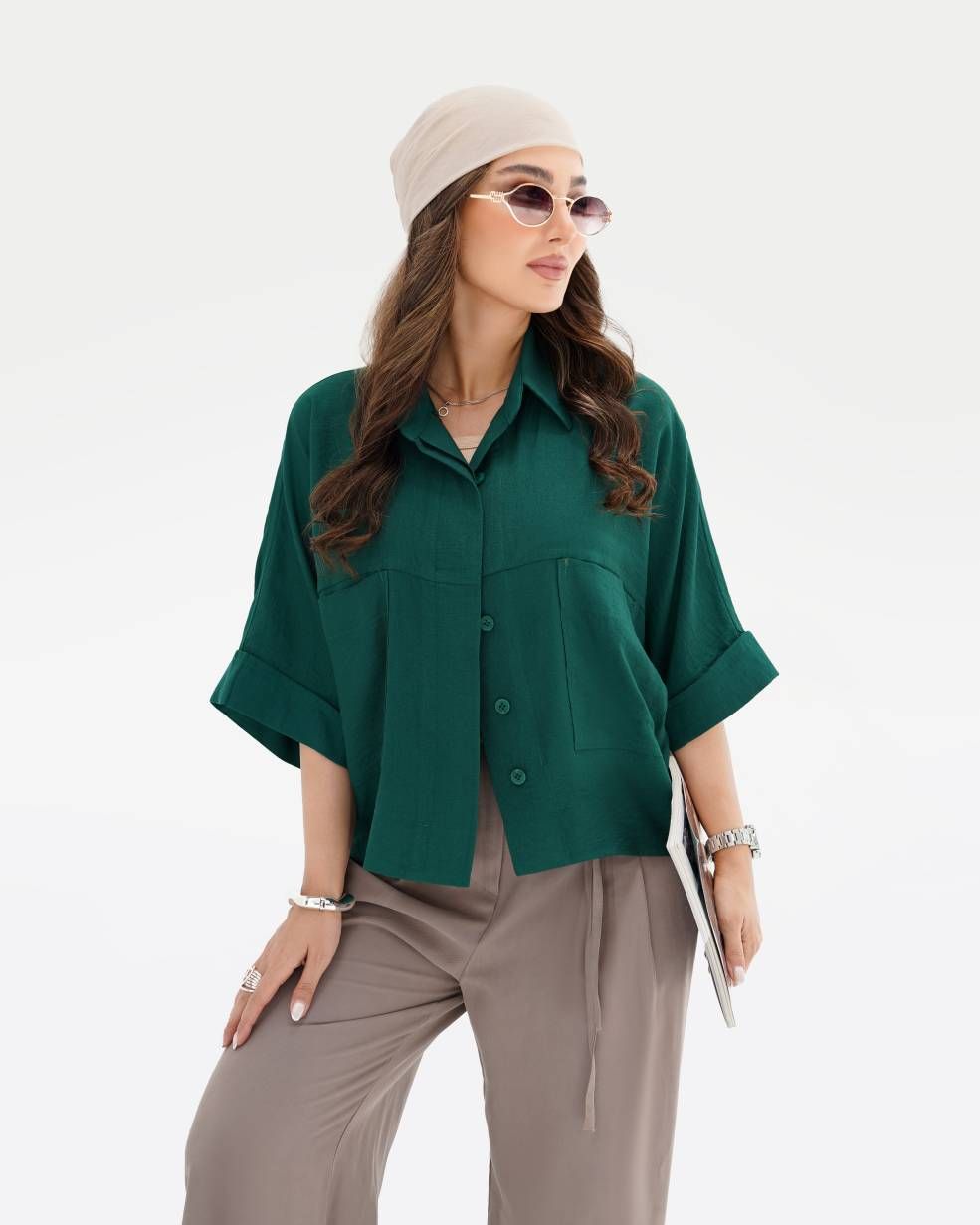 شومیز زنانه مدل دو جیب کد 2453