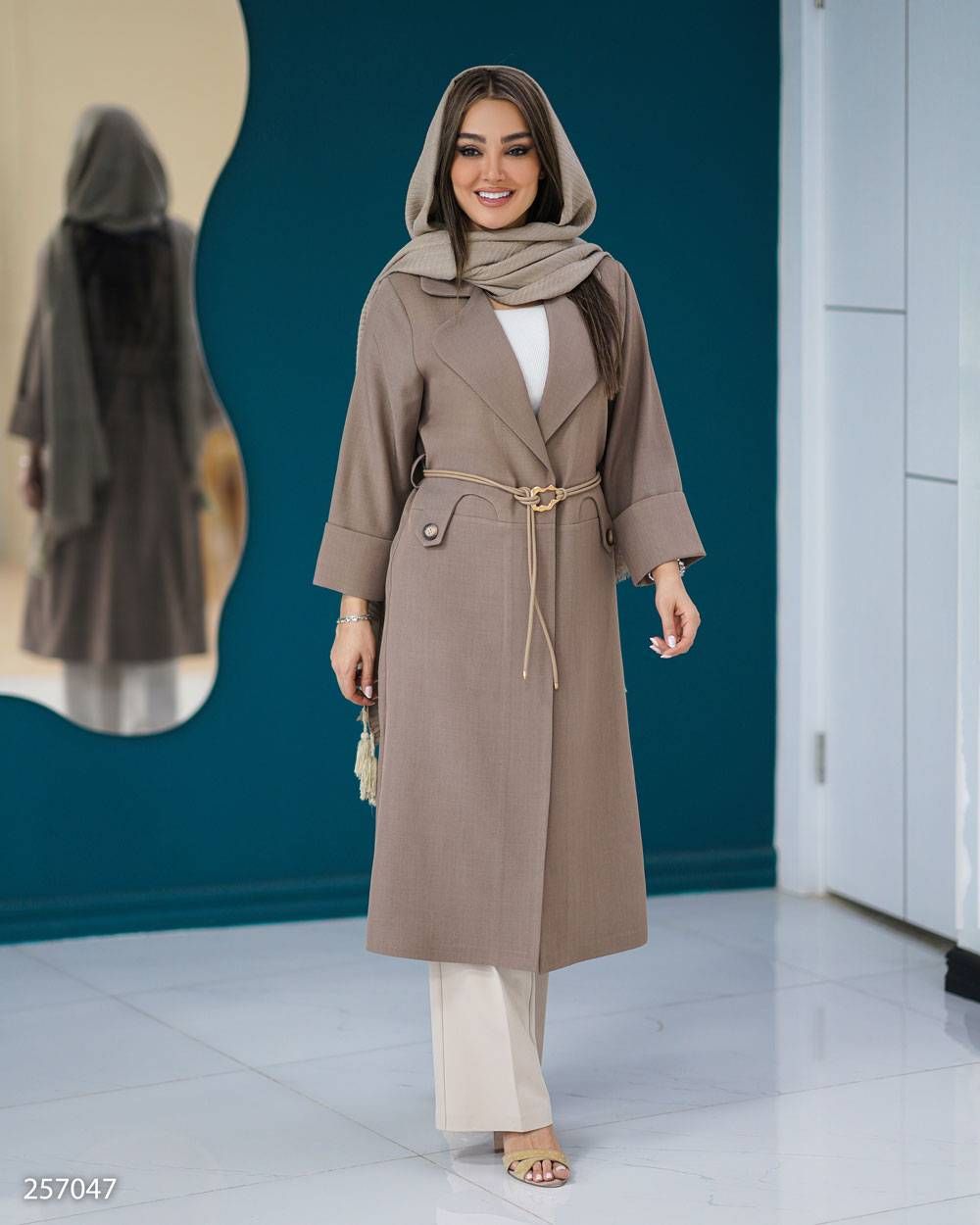 مانتو زنانه مدل آدلیا کد 2570