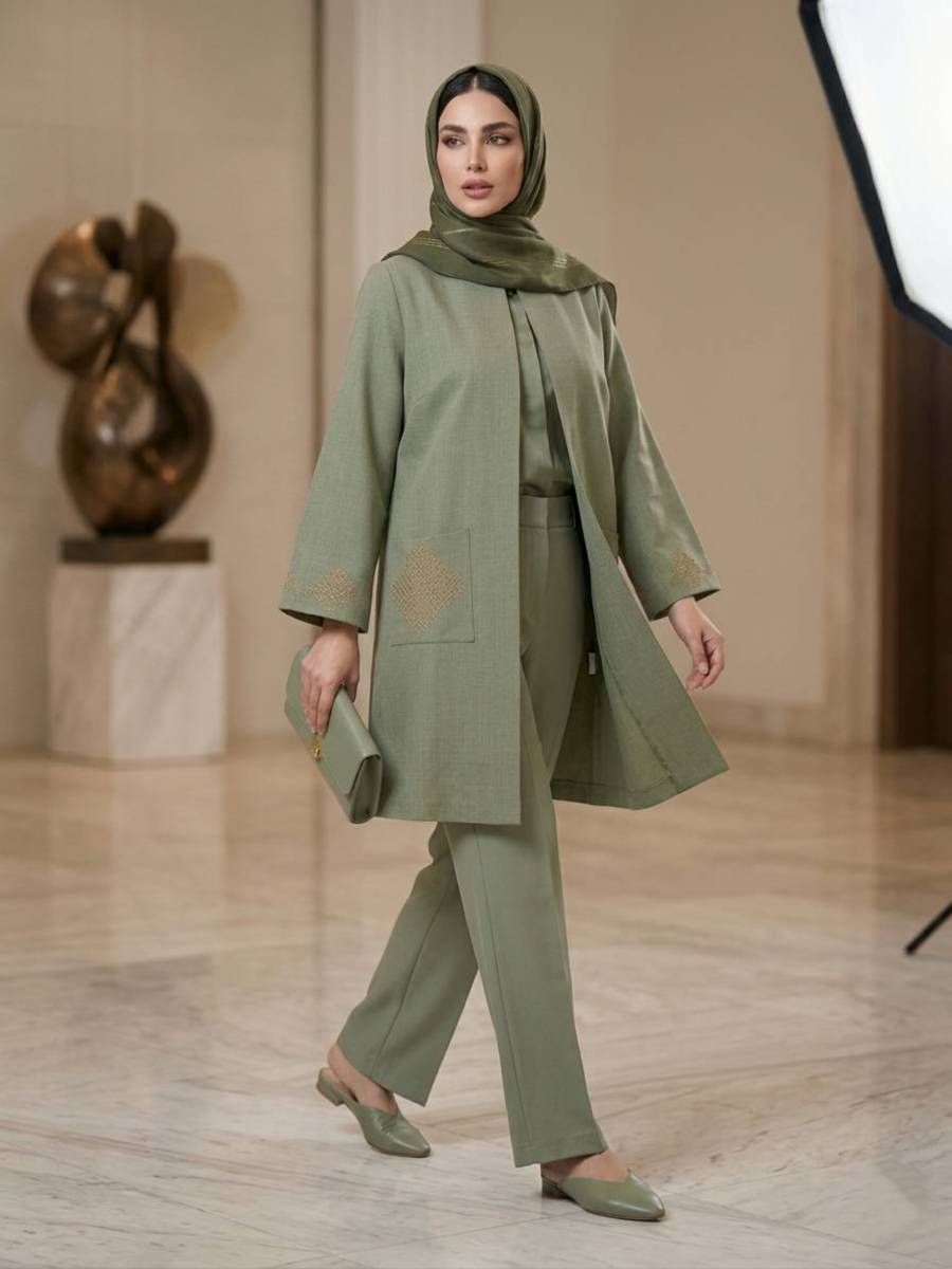 مانتو زنانه شانتون اسلپ مدل راز کد 106