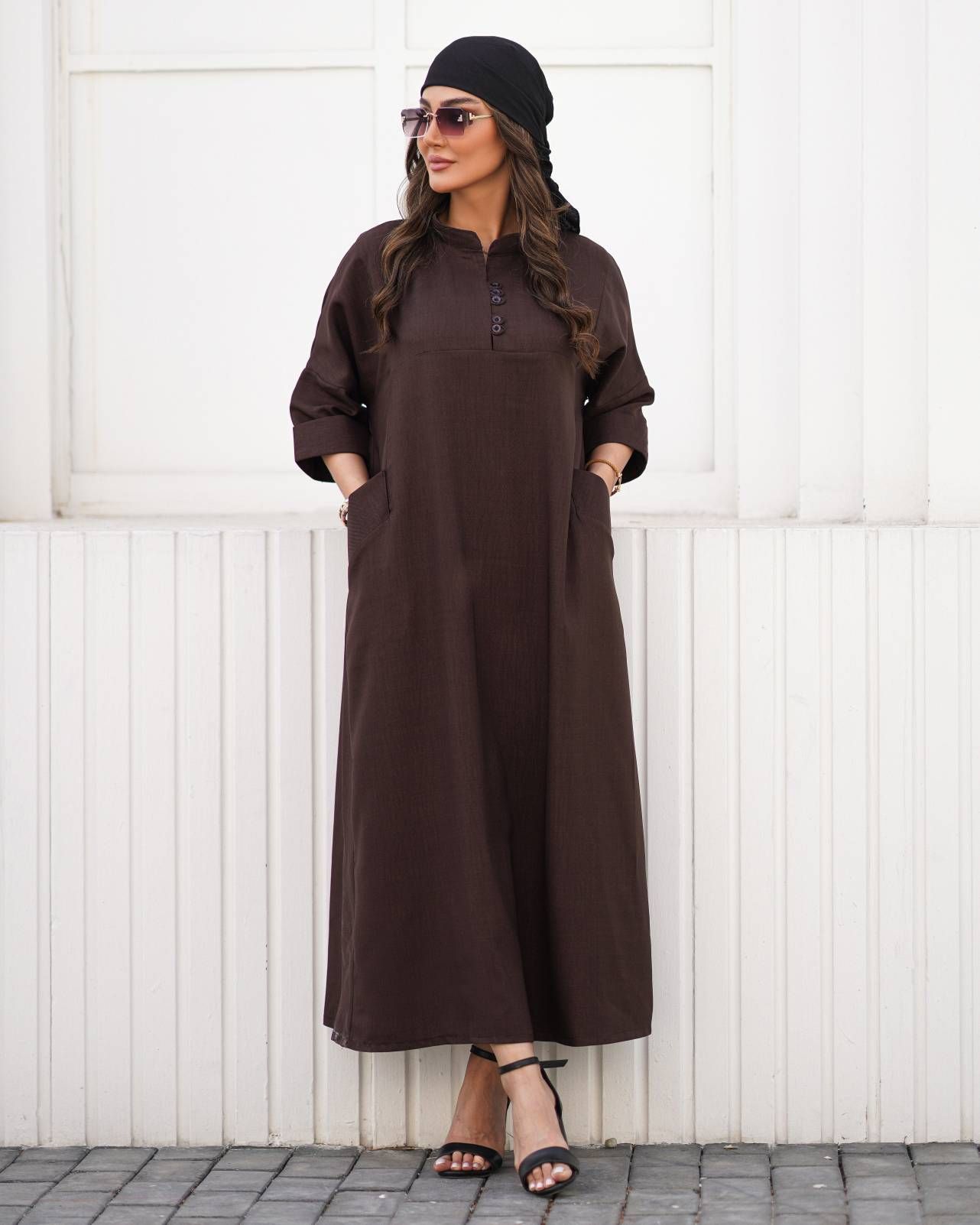 کفتان زنانه یقه سه سانت دو جیب کد 968