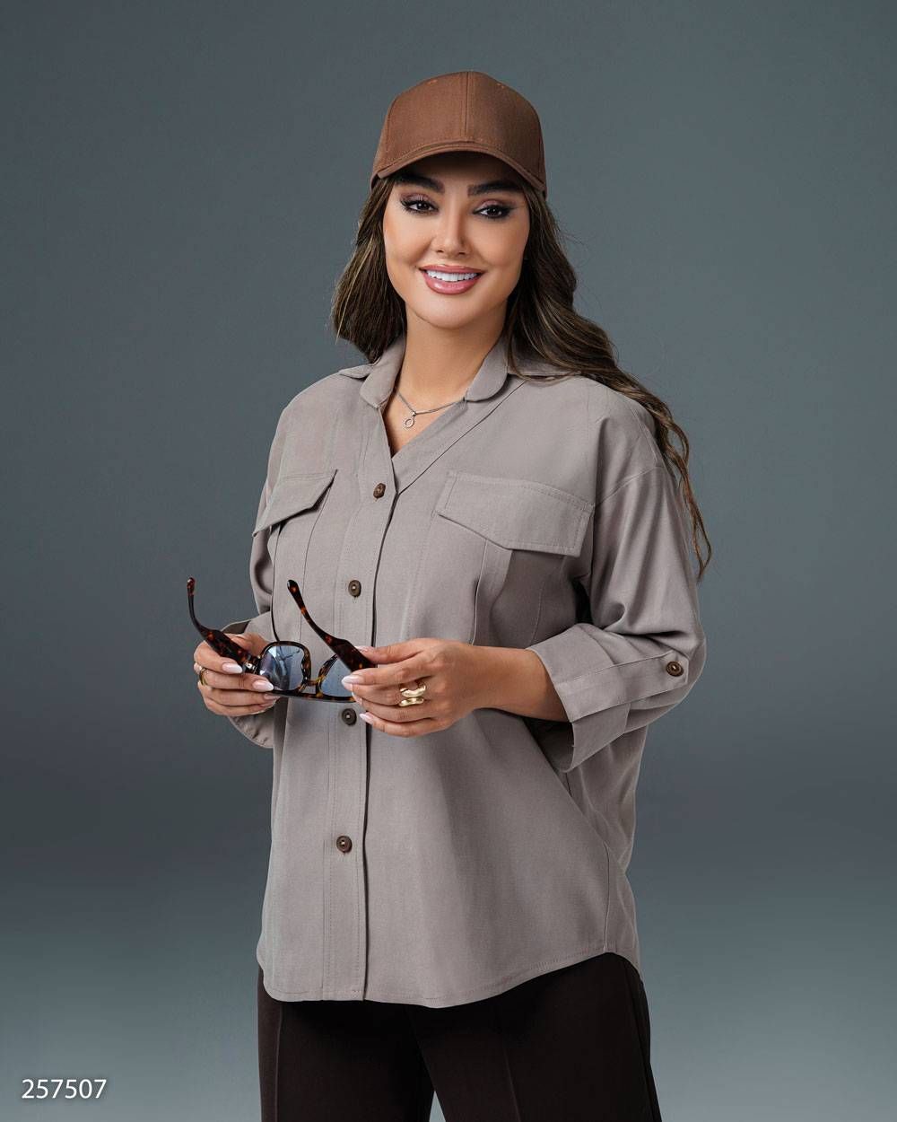 شومیز زنانه لیوسل مدل نگارین کد 2575