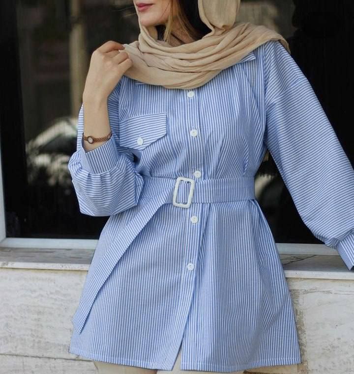 مانتو زنانه تترون مدل دریا کد 2549