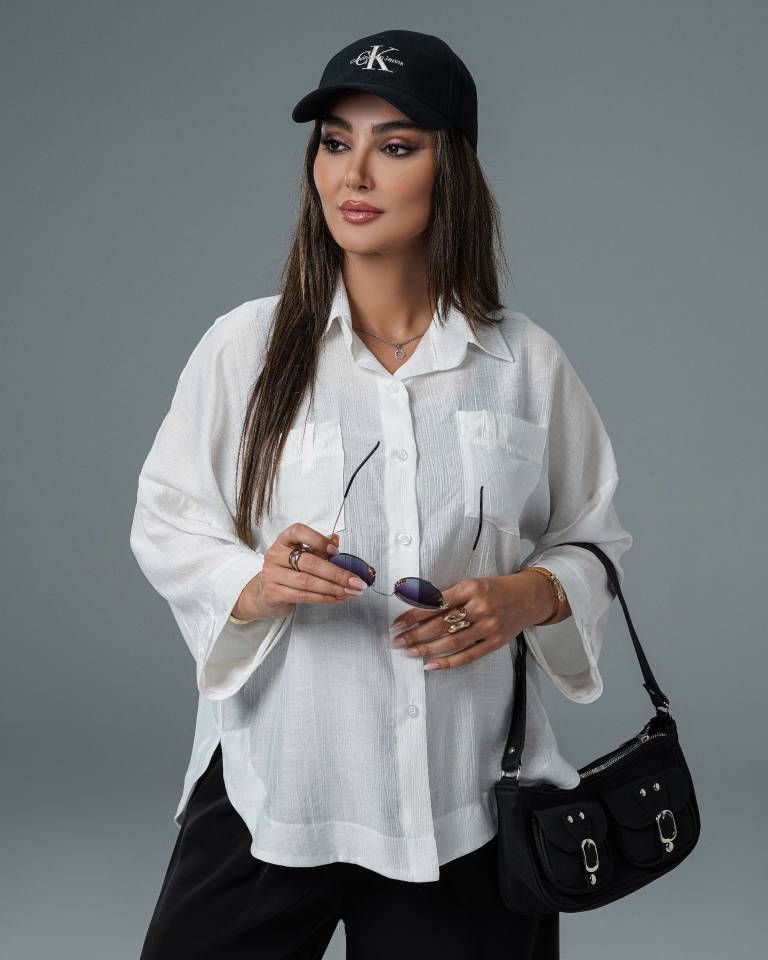 شومیز زنانه جیب فلش کد 971