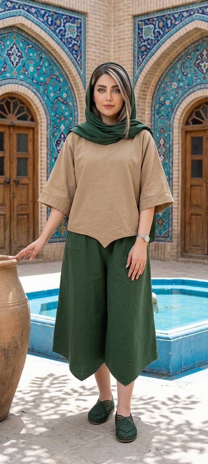 دو تکه زنانه رویه شلوار کد 3254