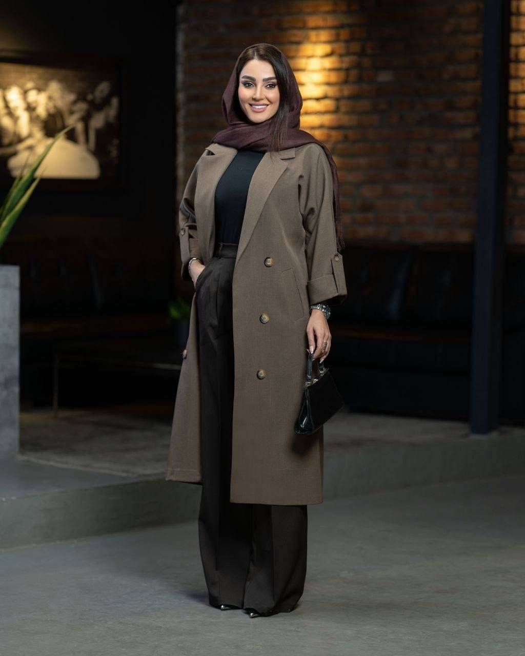 مانتو زنانه شش دکمه مدل نادیا کد 3