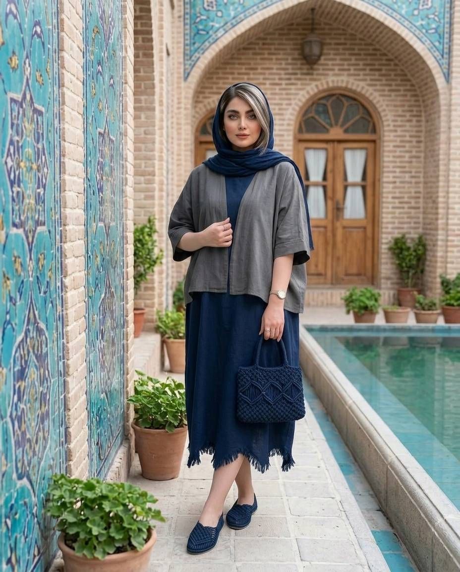 دو تکه زنانه رویه سارافون کد 3258