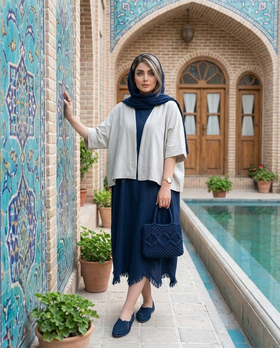 شومیز تک زنانه الیاف کد 3258
