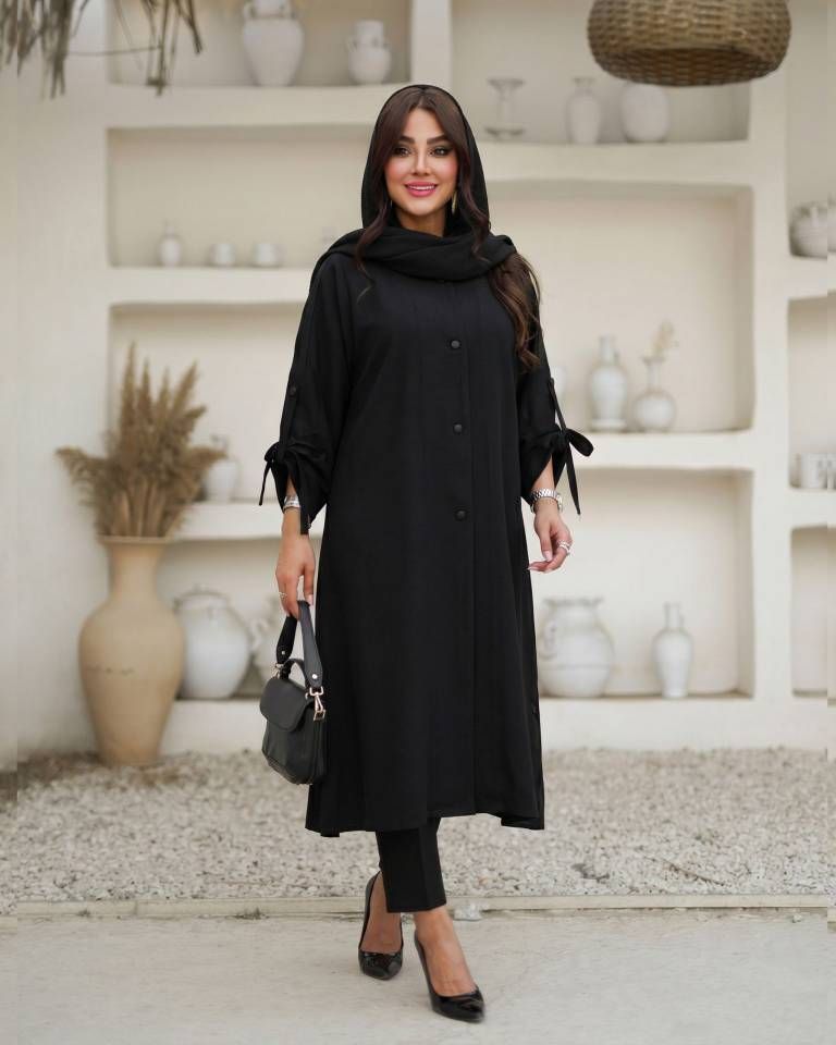 مانتو بلند زنانه مدل شانا کد 1287