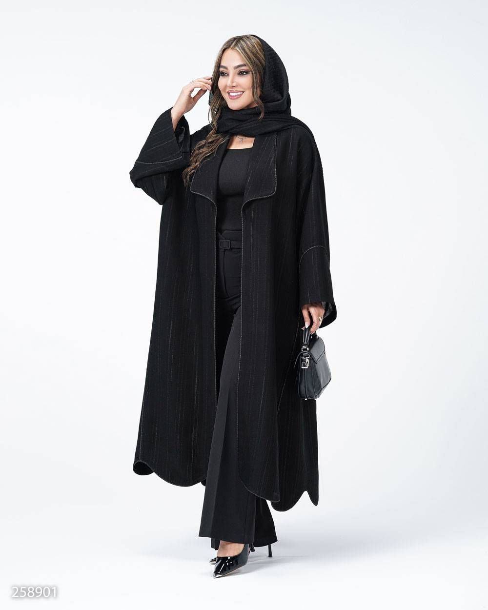 مانتو بلند زنانه مدل فلوریا کد 2589